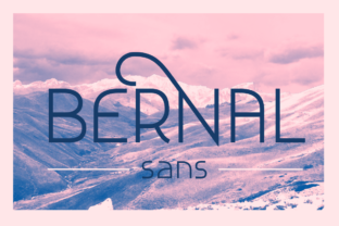 Bernal Sans: A Delicate Display Font for Handmade Brands