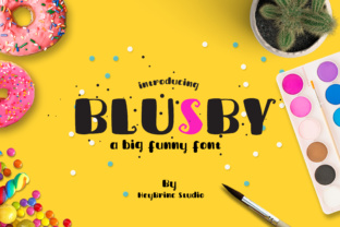 Blusby: A Whimsical Display Font for Web Designers