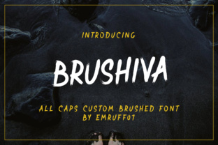 Brushiva: A Dry Brush Font for Memorable Business Branding