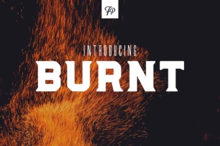 Burnt Font: A Bold, Serif-Driven Display Typeface for Impactful Branding
