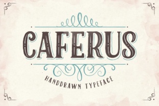 Caferus: A Warm, Retro-Inspired Display Font for Real Branding