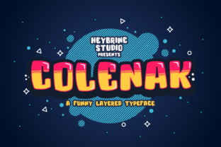 Colenak: A Playful Display Font for High-Impact Campaigns