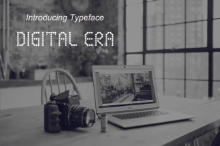 Digital Era: A Futuristic Display Font That Actually Works