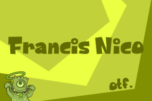 Francis Nico: A Friendly Display Font for Small Business Branding