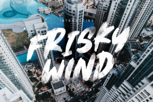 Frisky Wind: A Breezy Display Font That Moves Campaigns Forward