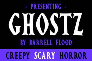 Ghostz: A Creepy-Perfect Display Font for Spooky Branding
