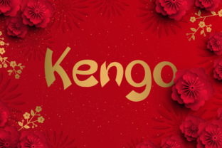 Kengo: A Bold, Bouncy Display Font for Digital Branding