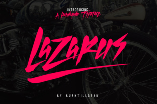 Lazarus: A Hand-Drawn Display Typeface for Editorial Impact