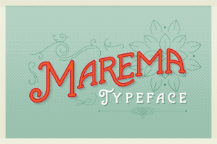 Marema: A Vintage Display Font That Elevates Digital Branding