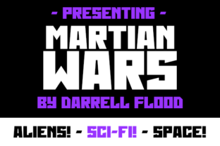 Martian Wars: A Futuristic Font for Digital Campaigns