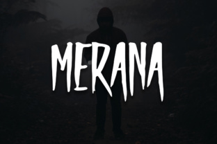 Merana: A Grungy Display Font for Edgy Campaigns