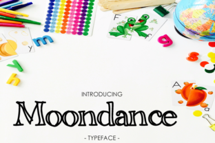 Moondance: The Outlined Font for Rustic Crafts