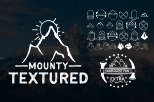 Mounty Textured: A Warm, Hand-Touched Display Font for Real Branding