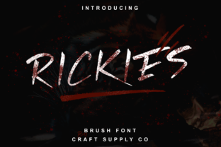 Rickies: A Bold Display Font That Adds Instant Character to Your Brand