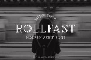 Rollfast: A Modern Outline Serif Font for Striking Web Design
