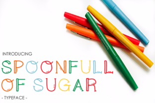 Spoonfull of Sugar Typeface: Cute, Cooky & Campaign-Ready