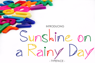 Sunshine on a Rainy Day: A Playful Display Font